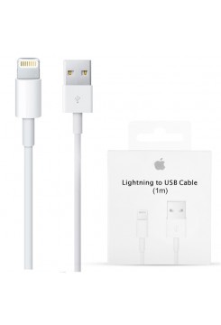 کابل سیم اوريجينال تبديل لايتنينگ به یو اس بی اپل کابل شارژ و دیتا ارجینال آیفون آیپد اپل طول 1 متر | Apple Original Lightning to USB Data Cable For Iphone Ipad 1m